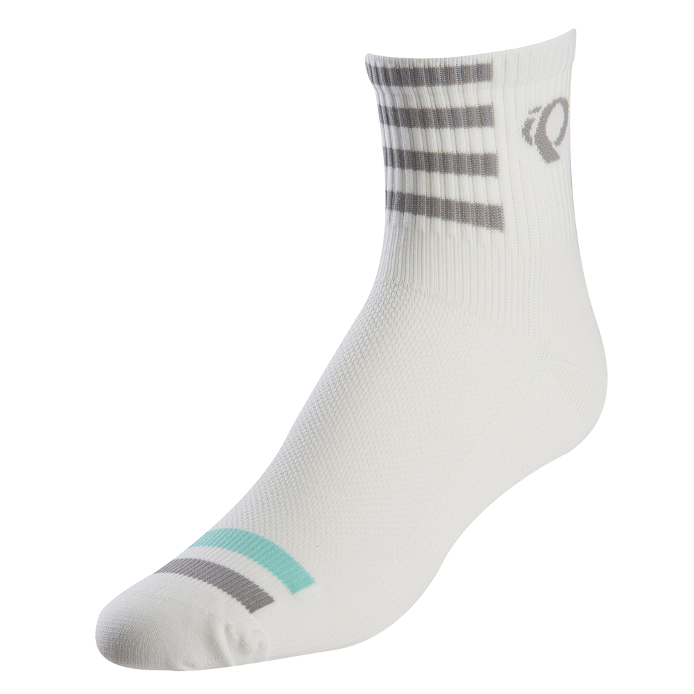 PEARL iZUMi W PRO ponožky, bílá/černá, M