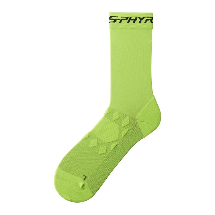 SHIMANO S-PHYRE TALL ponožky, Zelená, L (obuv 43-45)