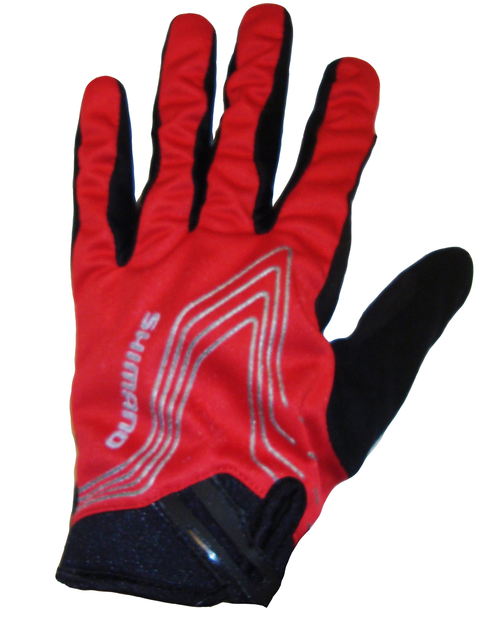 SHIMANO Windbreak Thin rukavice, červená, L