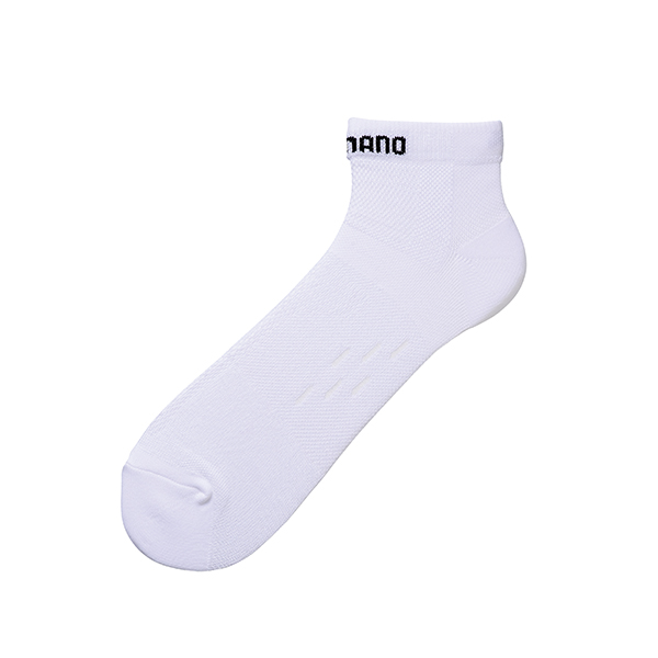 SHIMANO ponožky, kotníčkové snížené, bílá, M