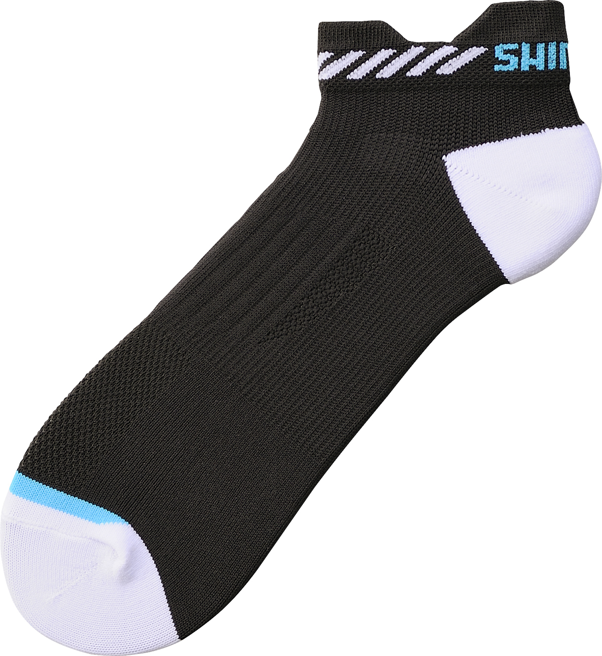 SHIMANO INVISIBLE ponožky, černá/bílá S