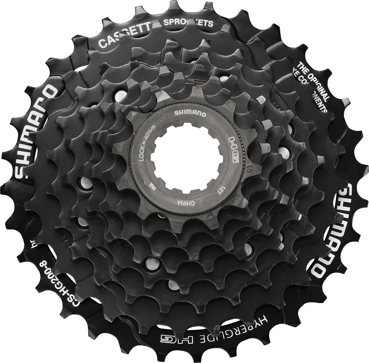 SHIMANO kazeta TOURNEY CS-HG20 8 rychl MTB 12-14-16-18-21-24-28-32 z.