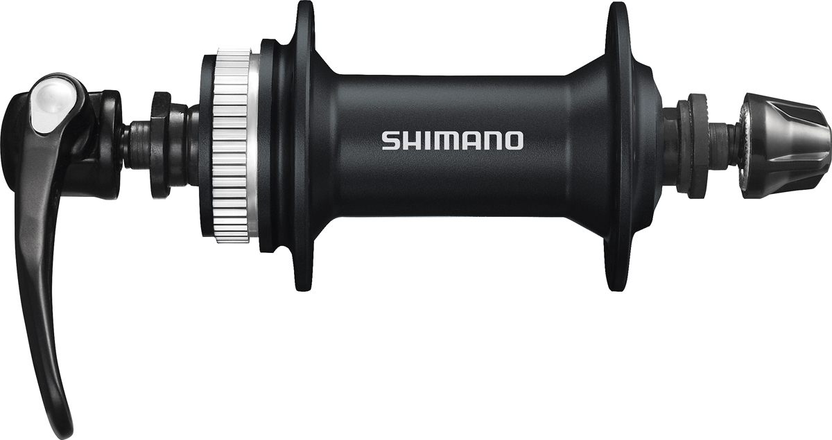 SHIMANO nába přední ALIVIO HB-M405 pro kotouč (centerlock) 36 děr RU: 133 mm černá