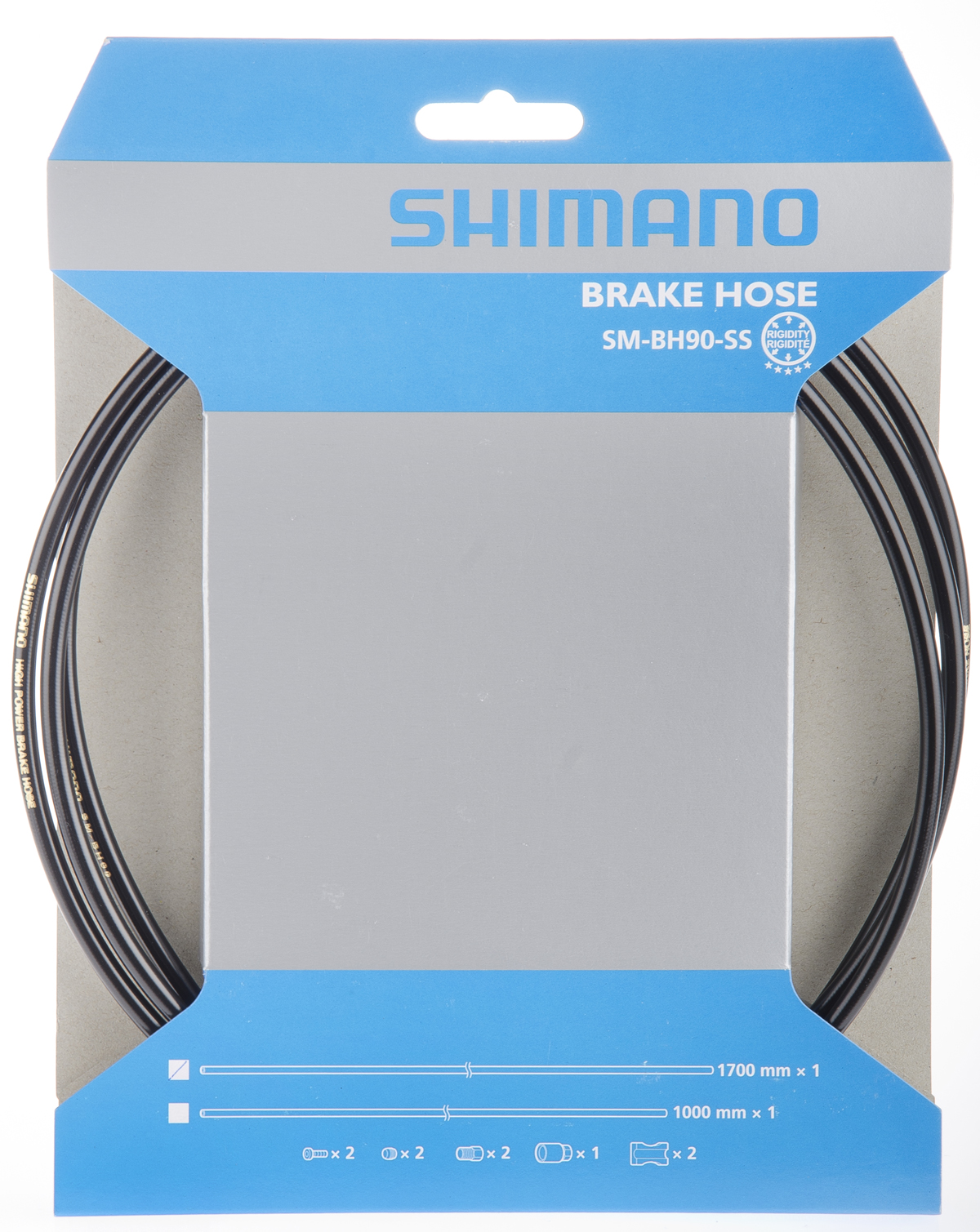 SHIMANO brzdová hadice MTB SM-BH90 SS-Deore/DeoreLX 1700 mm černá bal