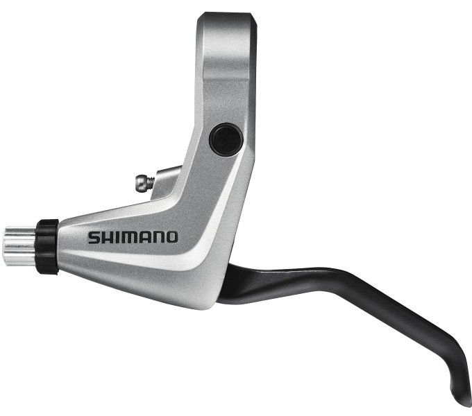 SHIMANO brzd. páka ALIVIO BL-T4000 pro V-brzdu pravá 2 prstá stříbrná