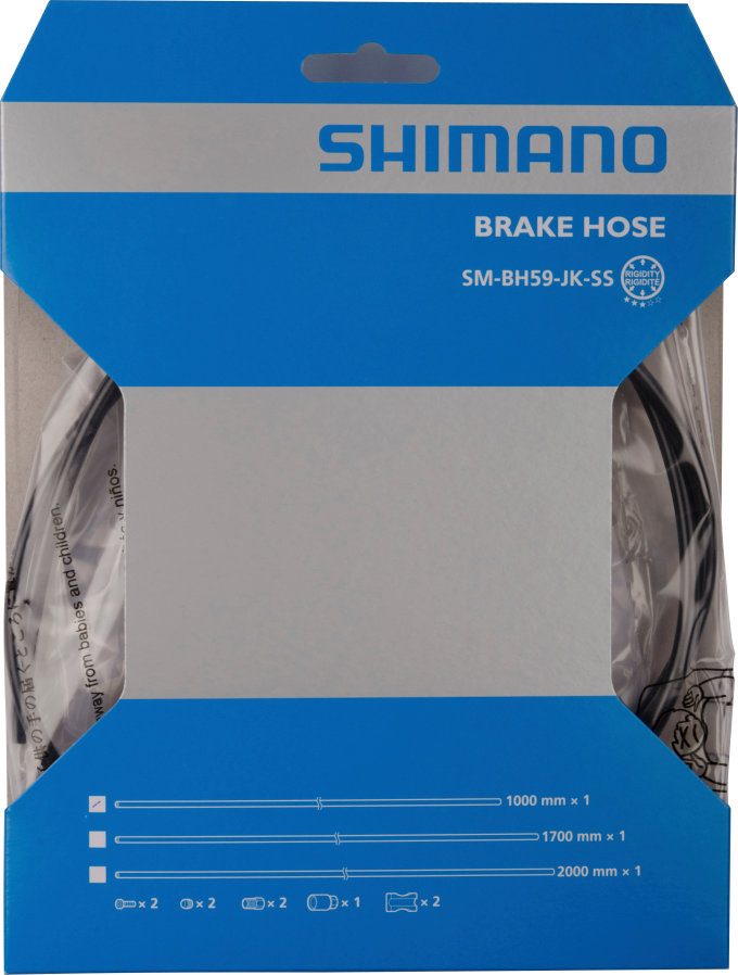 SHIMANO brzdová hadička SM-BH59-JK 1700 mm set pro DiscBrzdy, černá