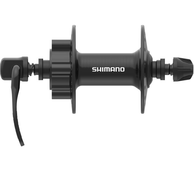 SHIMANO nába přední TOURNEY HB-TX506 pro kotouč (6šroub) 32 děr RU: 133 mm černá osa:100mm bal
