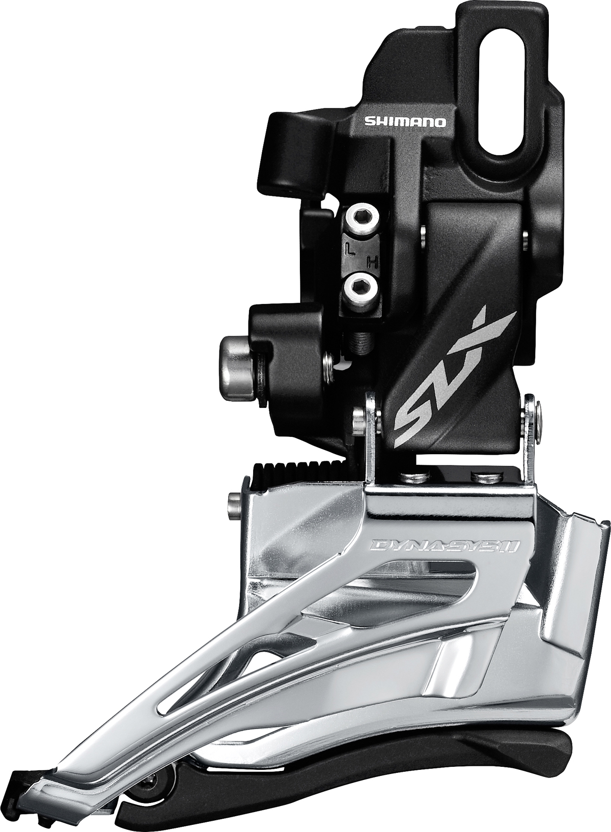 SHIMANO přesmykač SLX FD-M7025 MTB pro 2x11 př mont D-typ Down-swing dual pull 34/38 z