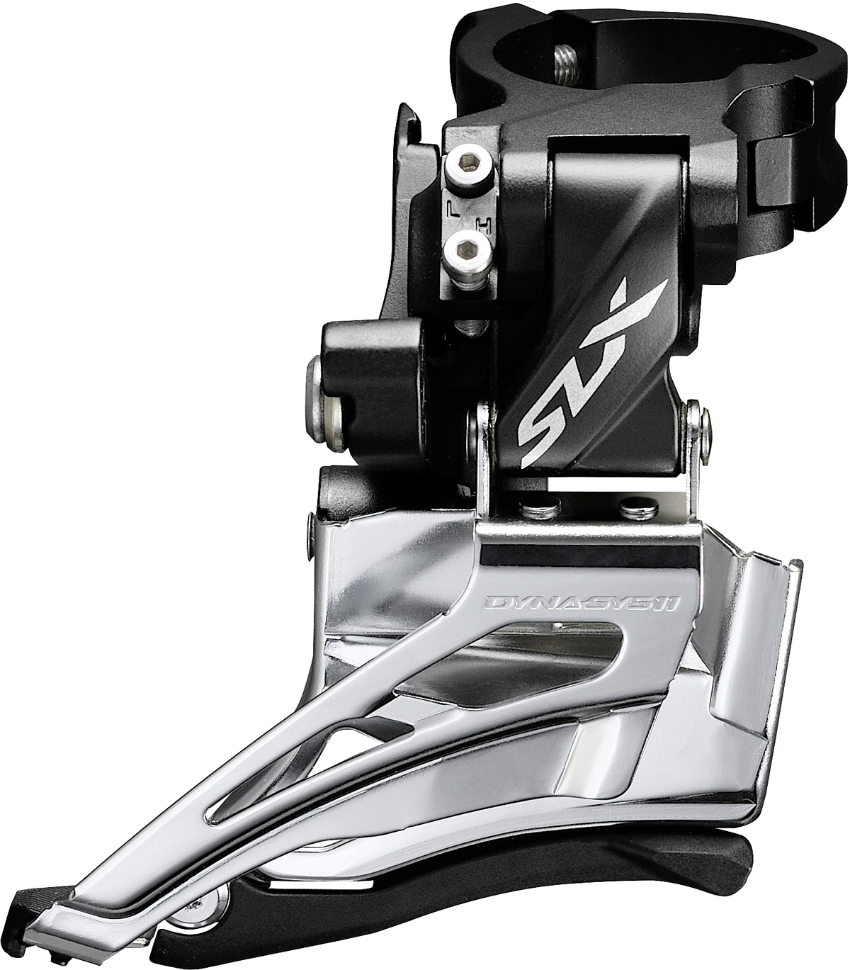 SHIMANO přesmykač SLX FD-M7025 MTB pro 2x11 obj. 34,9/31,8 + 28,6 Down-swing dual pull 34/38 z