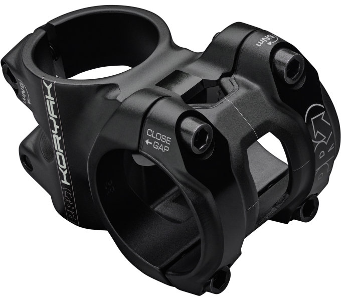 PRO představec KORYAK Di2 35/31,8 mm, 0°, alu, černý