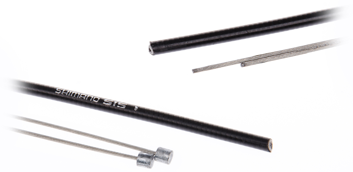 SHIMANO řadící set SIS-SP40 1700mm, 2100mm, černý