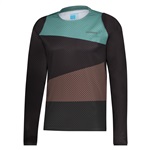 SHIMANO pánský FUJIMI dres dlouhý rukáv, černá/zelená
