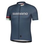 SHIMANO pánský LOGO dres krátký rukáv, charcoal