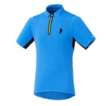 SHIMANO dres polo, lightning modrá