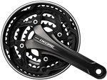 SHIMANO kliky DEORE FC-T611 integr.klika 3x10 175 mm 48x36x26z +BB misky s krytem černé