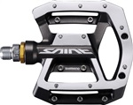 SHIMANO pedály SAINT PD-MX80 Flat Pedal bez zarážek bez odrazek stříbrná