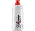 ELITE láhev JET 23' čirá/červené logo 350 ml ø66 mm