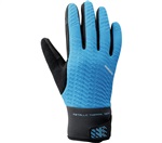 SHIMANO WINDBREAK THERMAL reflexní rukavice (5-10°C), modré, L