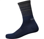 SHIMANO ORIGINAL WOOL TALL ponožky, navy, M-L (41-44)
