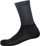 SHIMANO S-PHYRE MERINO TALL ponožky, černá/šedá, M-L (41-44)