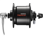 SHIMANO dynamo nába NEXUS DH-C3000-3N 3 W pro ráfkovou brzdu, 36 děr, (rychloupínák), černá bal