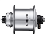 SHIMANO dynamo nába Ostatní DH-UR700-3D pro kotouč (CL) 3,0W/6V 36 děr QR (133mm) stříbrná bal