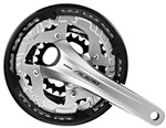 SHIMANO kliky ALIVIO FC-T4060 integr.klika 3x9 165 mm 44x32x22z bez BB misek s krytem černé
