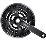 SHIMANO kliky DEORE FC-T6010 integr.klika 3x10 175 mm 48x36x26z černé bez BB misek s krytem bal