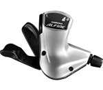SHIMANO řad páčka ALFINE SL-S7008 pravá 8 rychl objímka stříbrná CJ-S7000-8