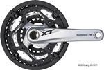 SHIMANO kliky XT FC-T781 integr.klika 3x10 175 mm 48x36x26z +BB misky s krytem stříbrné