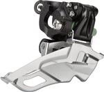 SHIMANO přesmykač DEORE FD-M611 MTB pro 3x10 obj. 34,9/31,8 + 28,6 Down-swing dual pull 40/42z čer
