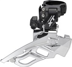 SHIMANO přesmykač XT FD-T781 Trek pro 3x10 obj. 34,9/31,8 + 28,6 Down-swing dual pull 44/48 z čer