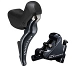 SHIMANO kot brzd-set ULTEGRA BR-R8025-KIT zadní/ST-R8025(J-kit) FLAT MOUNT polymer+chladič SMBH90/17