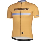 SHIMANO pánský LOGO dres krátký rukáv, pánský, zlatá, L