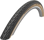 SCHWALBE plášť ROAD CRUISER,47-622,28x1.75,K-Guard,dušový,drát,800 g,černá/hnědá