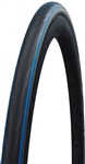 SCHWALBE plášť LUGANO II,25-622,700x25C,K-Guard,dušový,skládací,330 g,černá/modrá