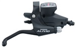 SHIMANO řad/brzd páčka ALIVIO ST-M410 pár 3 x 8 rychl pro V-brz černá 2 prst