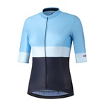 SHIMANO dámský YURI dres krátký rukáv, Modrá, M