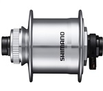 SHIMANO dynamo nába NEXUS DH-UR705-3 pro kotouč (centerlock), 36 děr, náprava 12 mm stříbrná bal
