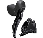 SHIMANO kot brzd-set GRX BR-RX400-KIT zadní/ST-RX400(J-kit) FLAT MOUNT polymer+chladič SMBH90/1700mm