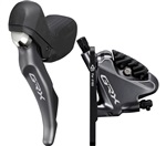 SHIMANO kot brzd-set GRX BR-RX810-KIT přední/ST-RX810(J-kit) FLAT MOUNT polymer+chladič SMBH90/1000m