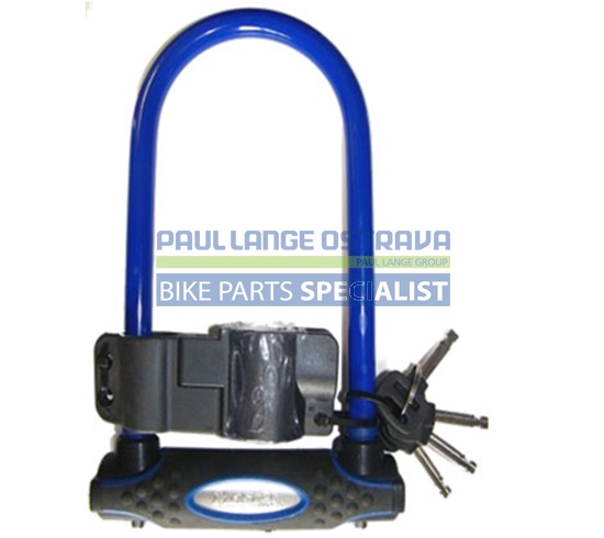 MasterLock zámek podkova, 13 mm x 210 mm x 110 mm, klíč, modrá (8195)