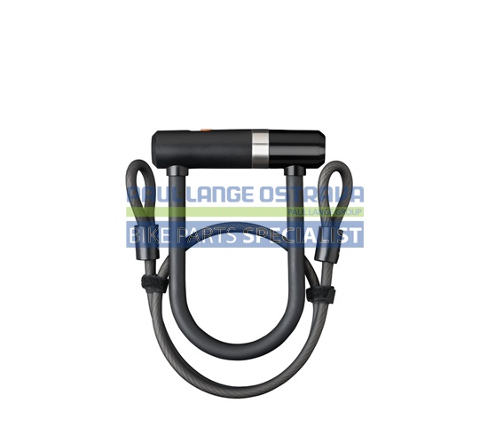 AXA zámek U pevný Newton U-Lock mini + kabel (100 cm / 10 mm)
