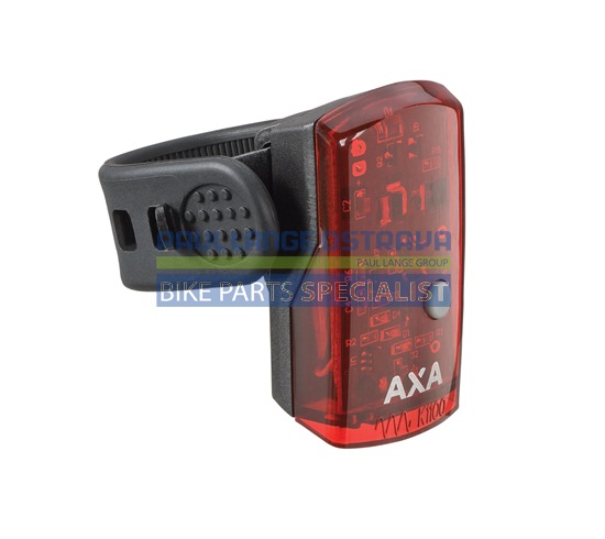 AXA GREENLINE zadní světlo 1 LED / USB nabíjení / indikátor baterie