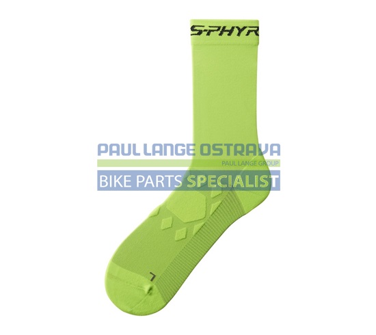 SHIMANO S-PHYRE TALL ponožky, Zelená, XL (obuv 46-48)