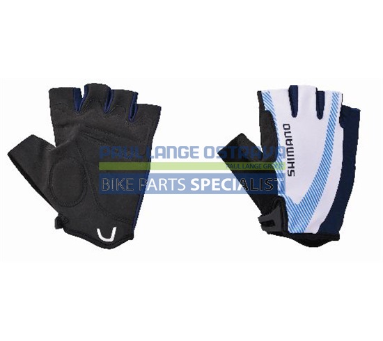SHIMANO rukavice BASIC race, modrá, XL