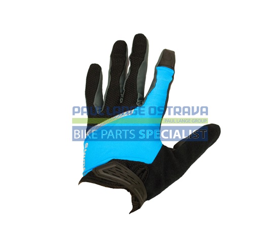 SHIMANO Original celoprsté rukavice, černá/modrá, XL