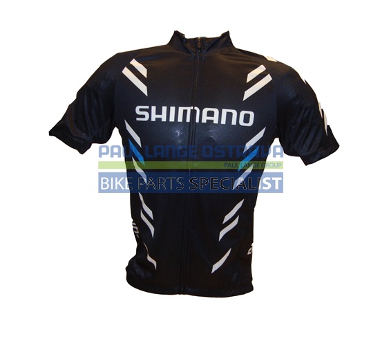 SHIMANO Print dres s krátkým rukávem, černá, L