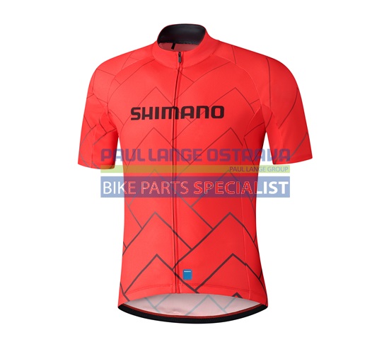 SHIMANO dres Team, červená, XL