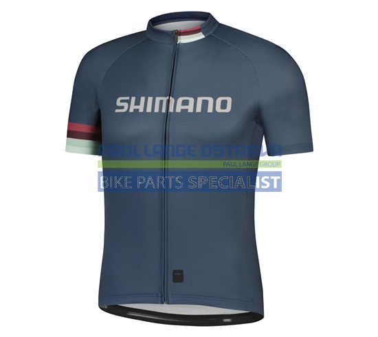 SHIMANO pánský LOGO dres krátký rukáv, charcoal